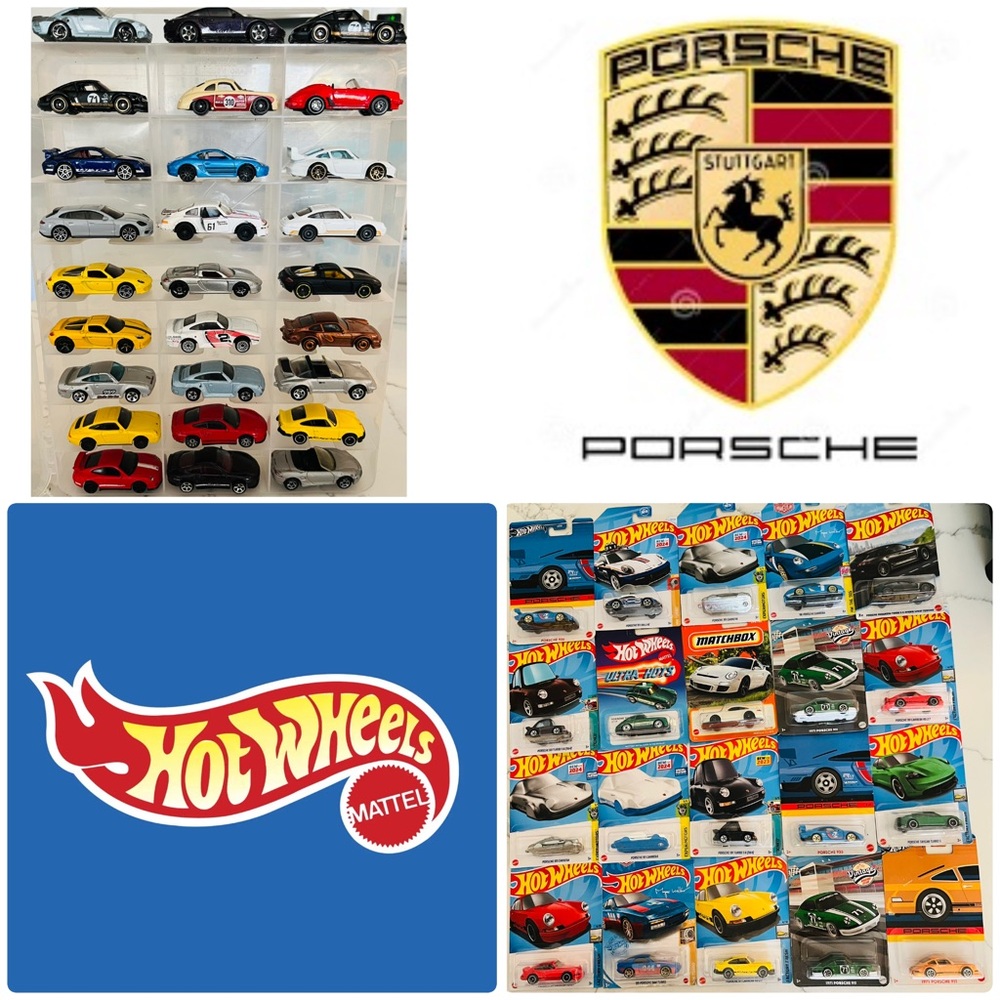 Die cast Porsche Hot Wheels & other name brands collection